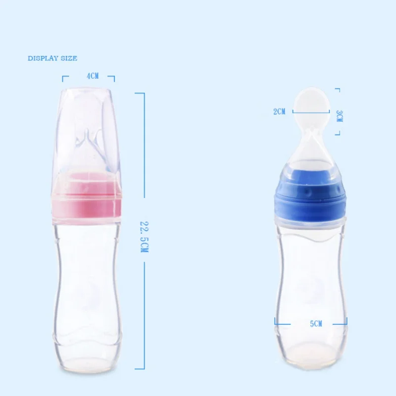 120 мл Детские Силиконовые Care бутылочку для кормления экструзии Тип для кормления новорожденных младенческой Дети Ложка Риса вставить бутылочку для кормления