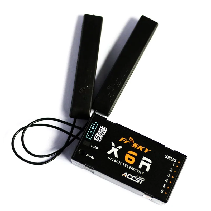 

FrSky X6R PCB with common antenna S. Port 6/16-Channel ACCST Telemetry Receiver W/Smart Port (Taranis)