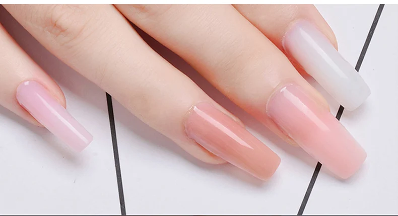 Hot Профессиональный Nail Art Набор инструментов 6 цветов Быстрая гель продлевающий половой акт поли гель одноцветное Маникюр расширенный набор гель Для женщин ногтей набор инструментов