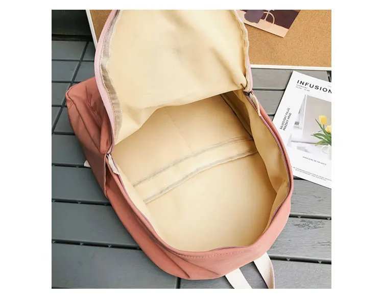 Janespri Cute School Bags for Teenage Girls Waterproof Nylon Embroidery Backpack Female Backpack Travel Bag School Mochilas New_40