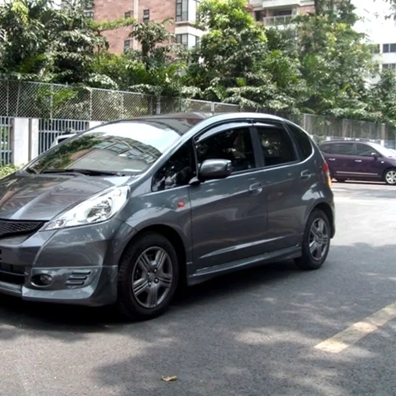 Применение для Honda FIT Джаз 2008-2013 Пластик оконный козырек Vent Оттенки Защита от солнца дождь дефлектор гвардии авто аксессуары 4 шт./компл