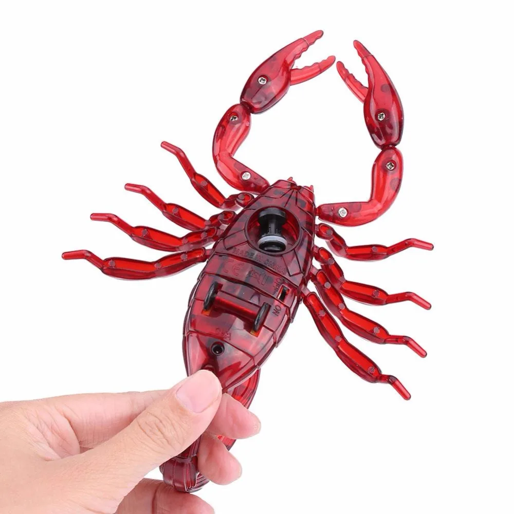 

2018 Infrared Remote Control Animal Scorpion Model Toy RC Animal Christmas Present Practical Jokes Gift For Friend