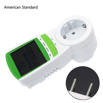 

Digital Power Meter Energy Meter Volt Voltage Wattmeter Power Analyzer Electronic Power Energy Meter Measuring Outlet Socket