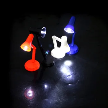 

Doll House Mini Table Lamp Dollhouse 1:6 LED Table Light Furniture Toys Cute Desktop Miniature Decoration Accessories #25