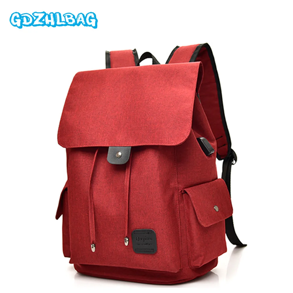 GDZGLBAG Women USB Charge Anti Theft Backpack Men Travel Security