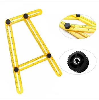 

Multi-Angle Ruler Template Tool Measures All Angles Forms for Measurement Outdoor Tools Flexible Easy Tool