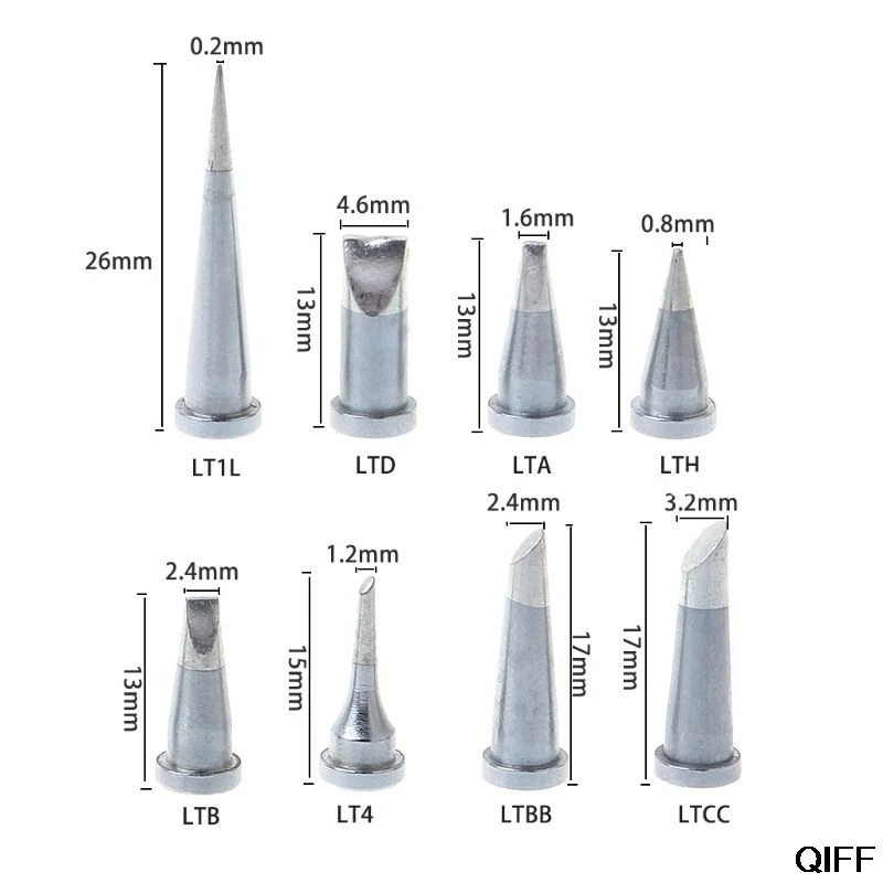 

Drop Ship&Wholesale LT Series Soldering Iron Tip Lead Free Heating Element For Weller WP80 WSP80 June 25