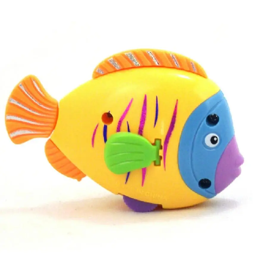 

#5001 Chain On The Discus Fish Tail Moving ChildrenTake A bath Toy