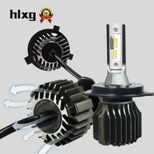 Безвентиляторный h7 led 12V автомобильная лампа h7 диодные лампы CSP противотуманный светильник H11 led h8 лампы для автомобилей 6000K 9005 9006 hb4 hb3 DC 12V 24V