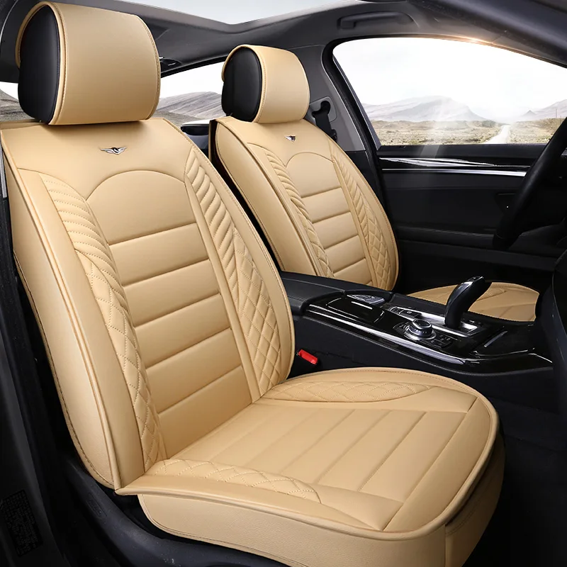 Us 188 55 52 Off Leather Car Seat Cover Universal Auto Interior Accessories For Toyota Prius 20 30 Highlander Rav4 Crown Camry 40 50 Corolla Axio In