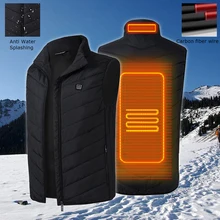 Унисекс с подогревом USB куртка без рукавов жилет на молнии уличные куртки с подогревом контроль температуры детская одежда Прямая поставка