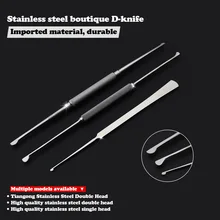 D-type knife beauty equipment nose plastic single head double head D-type nose separator nose stripper nasal mucosa knife