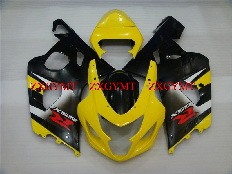 

Motorcycle Fairing for GSXR 750 2004 - 2005 K4 Fairings GSX-R600 05 Black Yellow Body Kits for Suzuki GSXR600 2005