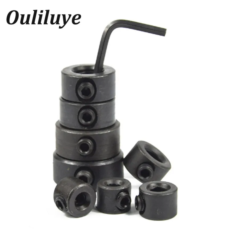 

8Pcs Drill Bit Hand Woodworking Depth Stop Collars Ring Positioner Drill Locator Gun Spacing Limited Ring For Drill Bits Tool