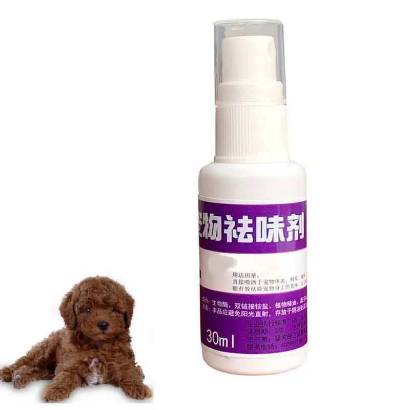 

30ml Pet Dog Cat Odor Deodorant Dog Pet Cat Deodorant Spray Dog Pet Cat Odor Liquid Perfume Spray New