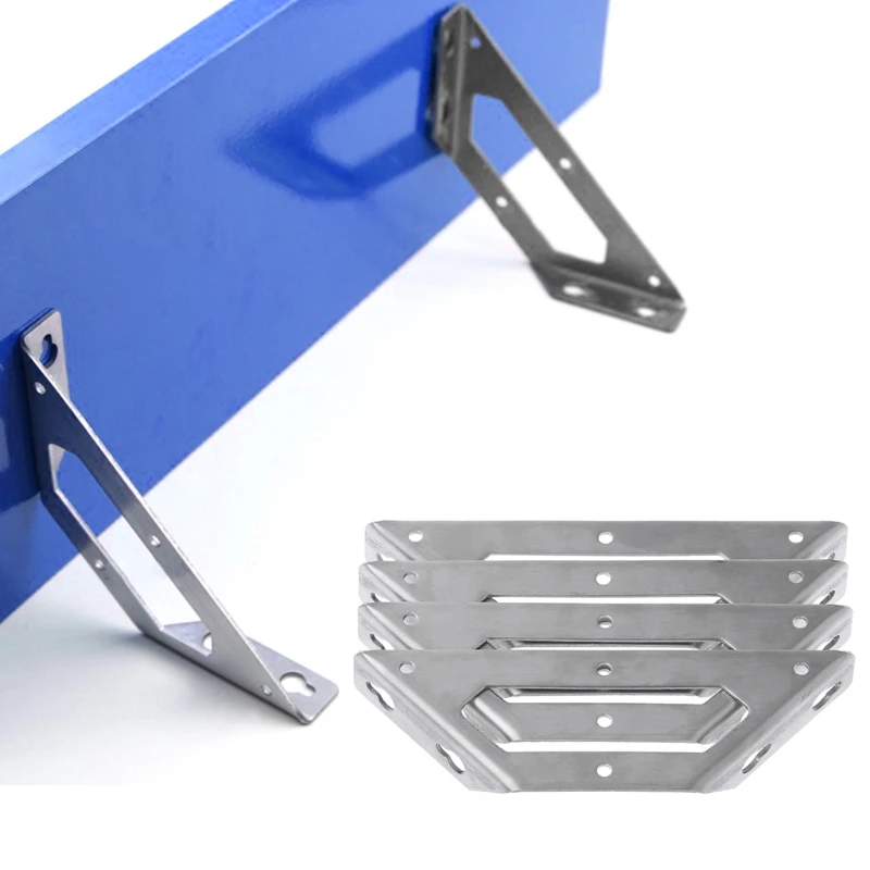 

4PCS/Lot Stainless Steel Support Right Angle Code Fixed Bracket Corner Braces