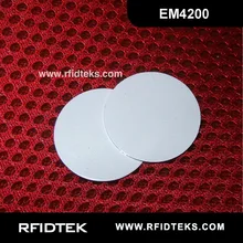 CT30 диаметром 30 мм RFID бирка рчид жетон ПВХ 125 кГц 64 бит, оборот в минуту(R/O EM ISO18000-2 Читайте только 6 с EM4200 чип