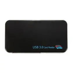 Gtfs Лидер продаж все в 1 USB 3.0 SD TF CF XD M2 MS Мульти устройство чтения карт памяти + USB 3.0 кабель черный