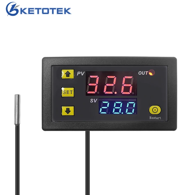 Ketotek W3230 Mini Temperature Controller 55120C Heating/Cooling