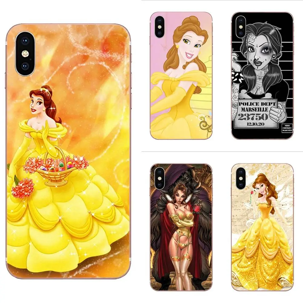 

For Galaxy Alpha Note 3 4 10 A10 A20 A20E A30 A40 A50 A60 A70 A80 A90 M10 M20 M30 M40 TPU Case Tattoo Princess Belle Mug Shot