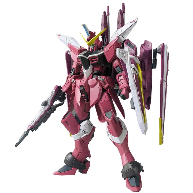 

hot RG 09 1/144 ZGMF-X09A Justice Gundam Mobile Suit Assembly Model assembled Robot action figure gunpla juguetes gift