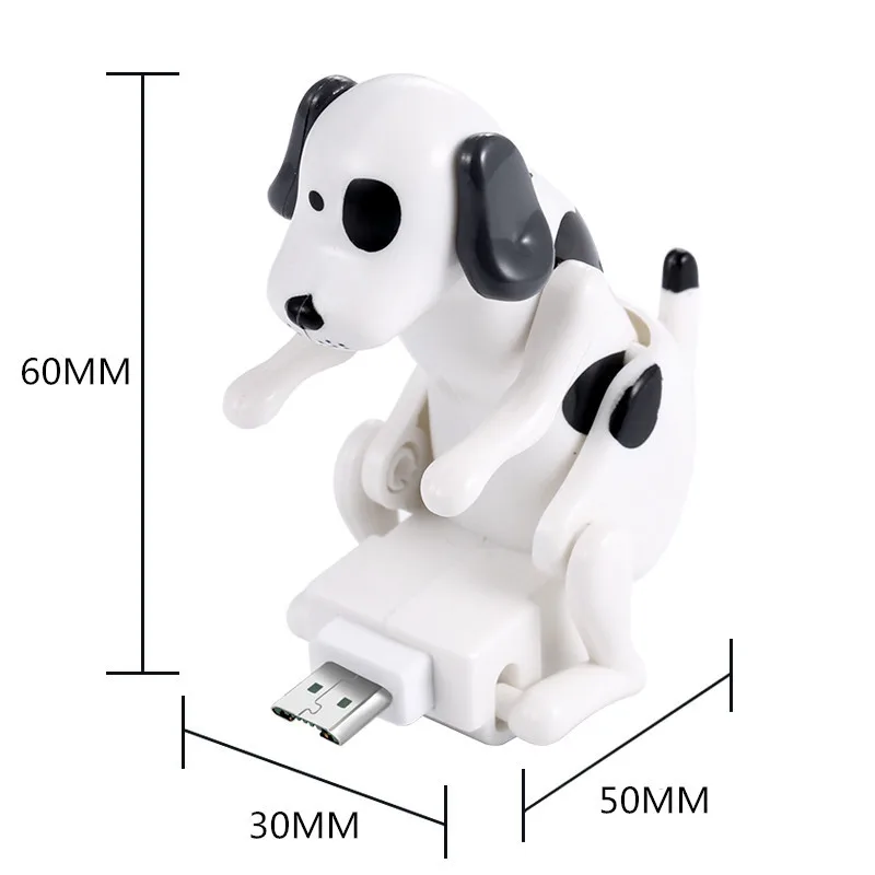 Flowing dog data line cute sports puppy charging line for Apple Android Type-C gift wire