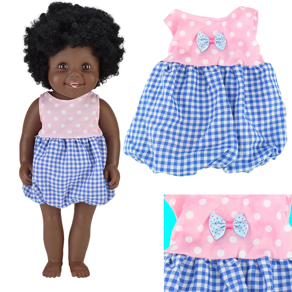 

43cm african CLOTH! pink spot doll accessory Girl 18inch boneca spot Clothes bebek Baby reborn kid Clothes gifts for girls