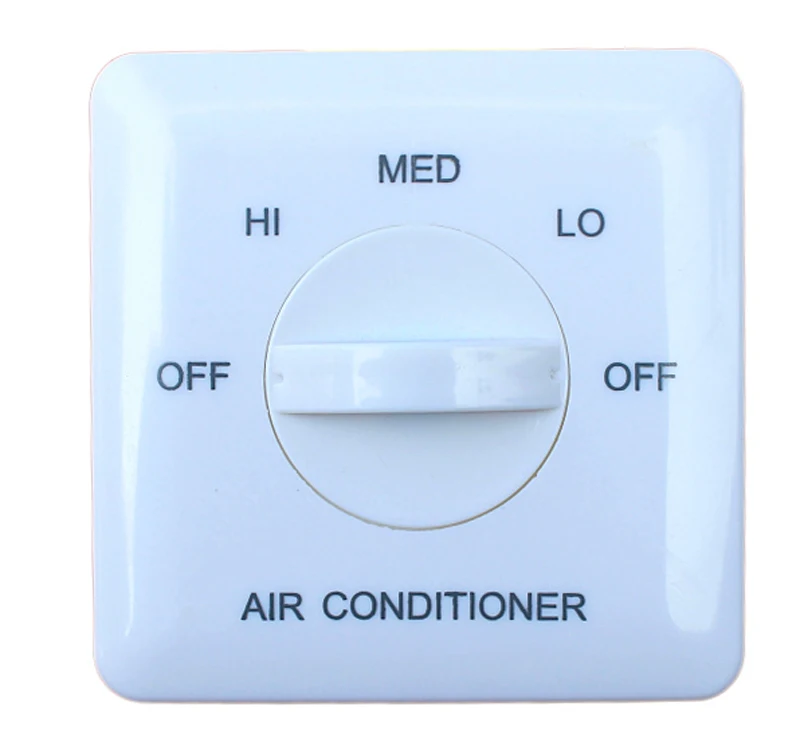 

3 POSITION SWITCH for air damper or 3 speed fan coil. High, medium, low controller