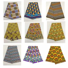 Дешевая ткань ghana kente дизайн полиэстер Анкара африканская вощеная ткань принтом guinea tissu голландская восковая ткань с принтом 6 ярдов