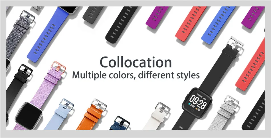 Smart Watch Men Women Fitness Tracker Message Reminder Clock Heart Rate Monitor Sport Activity Tracker Watches for Android IOS lemfo xiaomi watch 08