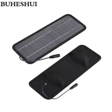 BUHESHUI 18V 4.5W Solar charger Solar Panel /battery charger for car/mobile phone/ 12V Rechargeable battery Free shipping