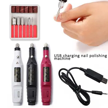 

Electric Nail Drill Machine Pen Apparatus For Manicure Milling Cutters Electric Nail Sander Pedicure Manicure with usb line