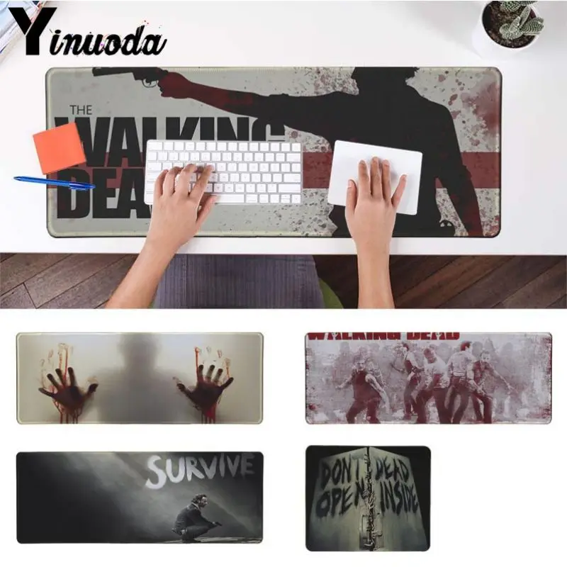 

Yinuoda the walking dead pc mousepad Keyboard Gaming MousePads Mouse Mat Size for 30x90cm and 40x90cm Gaming Mousepads