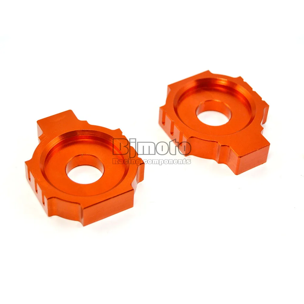 

CA-KT001-OR Motorcycle CNC Rear Axle Spindle Chain Adjuster Blocks for KTM DUKE 125/200/390