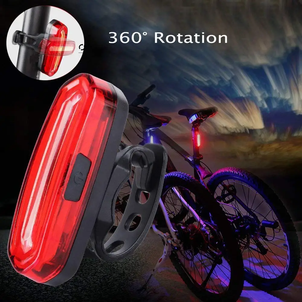 Велосипедный светильник USB Перезаряжаемый передний велосипедный задний светильник велосипедный светильник для велосипеда задний светильник велосипедный водонепроницаемый задний светильник