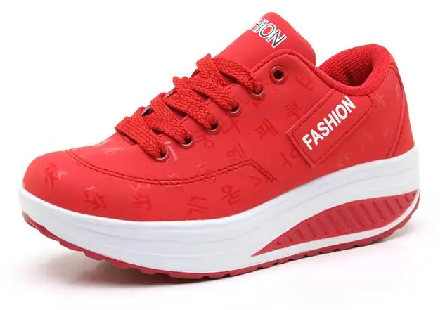 Женские кроссовки на танкетке XEK спортивные дышащие Нескользящие толстой