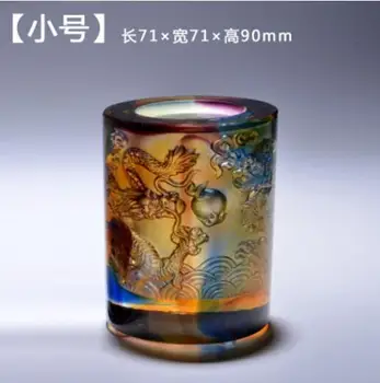 

new Decoration Gift Creative Glass Long Pen Holder
