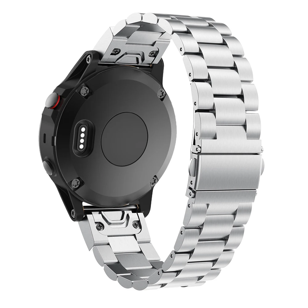 Металлический ремешок для часов Fenix 5X 6X 26 мм из нержавеющей стали Garmin 5X/5XPlus/6X/Fenix