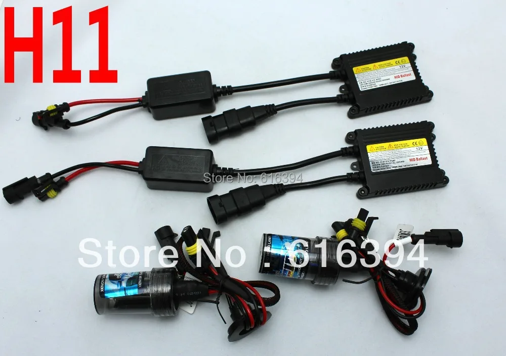 

Free shipping,HID XENON KIT,H11,12V,35W,3000K,4300K,6000K,8000K,10000K,12000K,conversion kit for car headlight