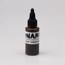 5 шт. темно-бирюзовые цвета Перманентный макияж чернила набор краски 30 мл/бутылка 1 унц тату Поставка оптом