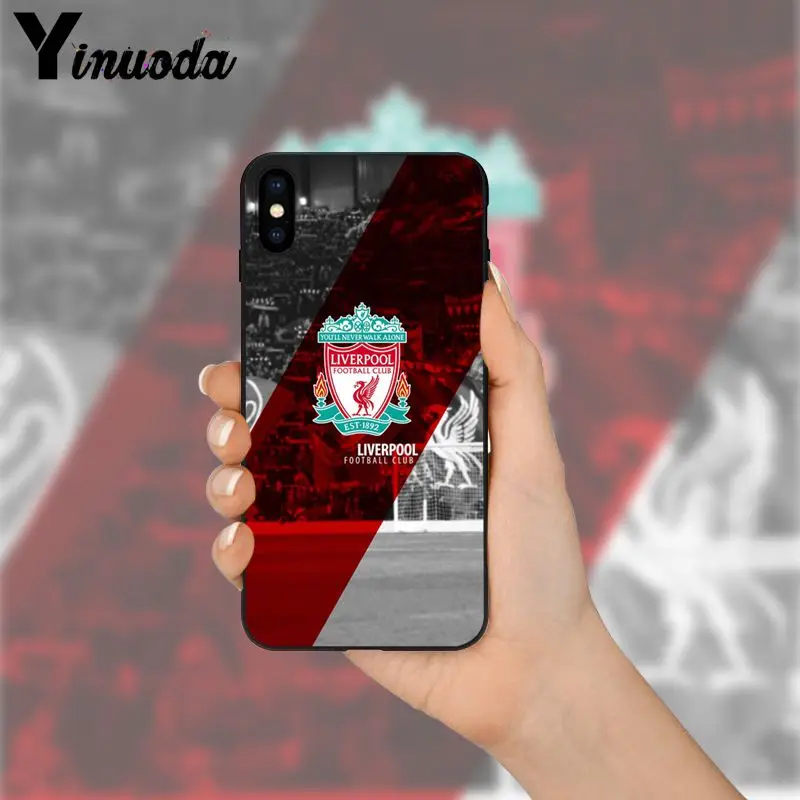 Yinuoda ليفربول فيرجيل فان Dijk الملونة لطيف الهاتف اكسسوارات حقيبة لهاتف أي فون 5 5Sx 6 7 7 زائد 8 8 زائد X XS ماكس XR