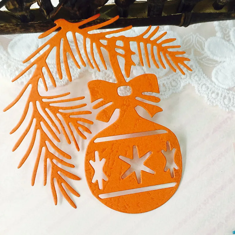 

Christmas Flowers Ball Metal Cutting Dies for Scrapbooking DIY Album Embossing Folder Paper Card Maker Template Decor Stencils