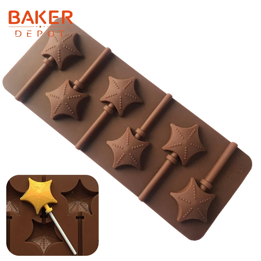 BAKER DEPOT, силиконовая форма для леденцов, конфеты, шоколадные формы, круглая форма для украшения торта, форма для выпечки, инструмент для выпечки, медведь, леденцы, формы для тортов - Цвет: CDY-038