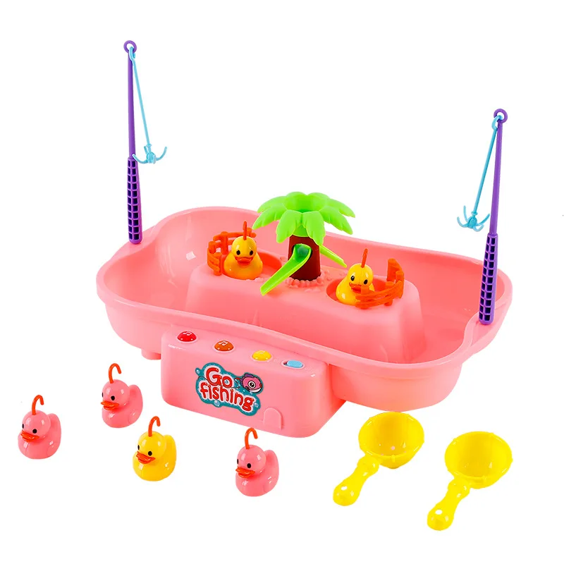 Children Boys and Girls Fishing Toy Set Baby Playing Water Baby Toy Duckling Interactive Game Hot Gifts Free Delivery set Children Boys and Girls Fishing Toy Set Baby Playing Water Baby Toy Duckling Interactive Game Hot Gifts Free Delivery set