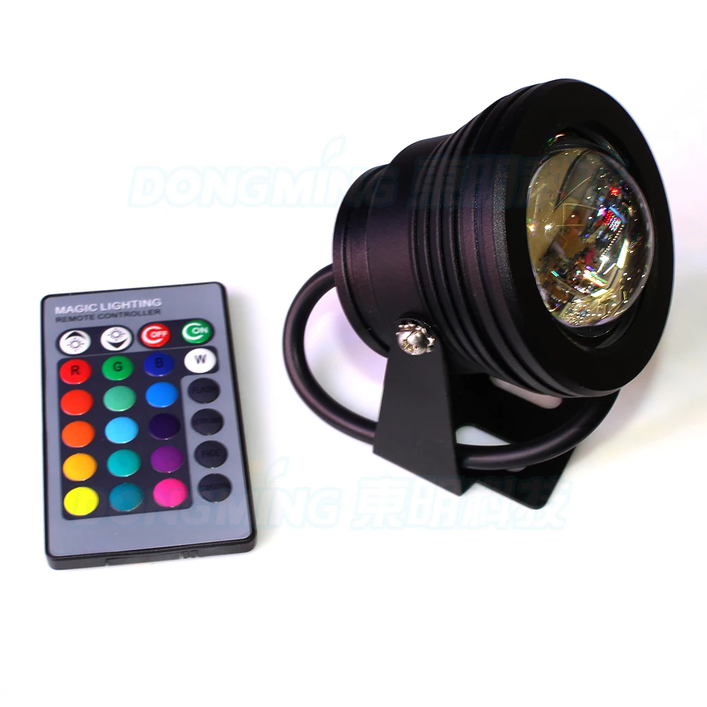 Водонепроницаемые подводные фонари IP68 rgb 900-1000 лм черный чехол 12 В постоянного
