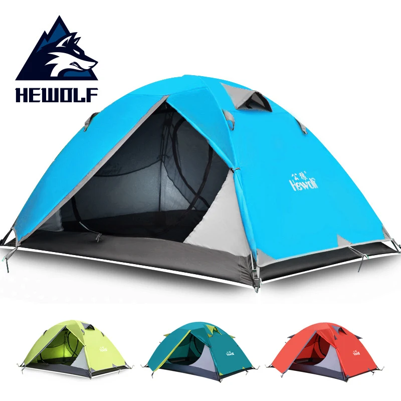

Ultralight 1-2 person Outdoor Tent Double Layer Waterproof Travel Camping Hiking Tent 4 Seasons Beach Tourist Tents