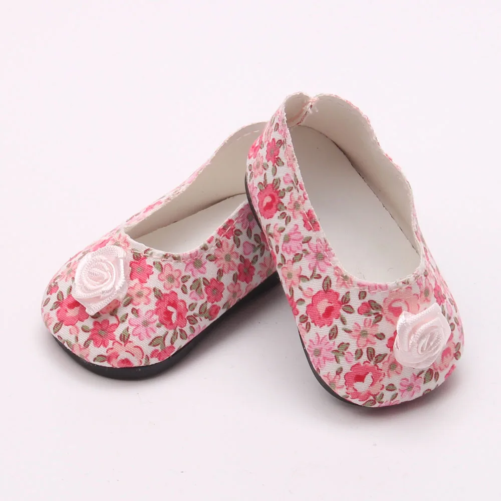 18 " doll shoes 45 cm doll accessories pink floral cloth 18 " doll shoes 45 cm doll accessories pink floral cloth