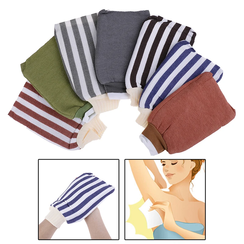 

1PCS Bath Glove Shower Bath Skin Massage Sponge Mitt Rubbing Towel Exfoliating Body Scrub Gloves