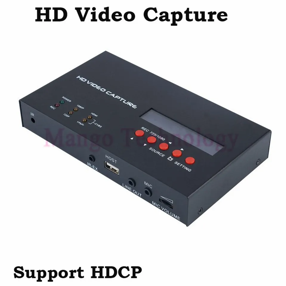 

2018 eZcap283 YPbPr Recorder Box With Scheduled Recording 1080P HDMI Game Capture for XBOX One/360 PS3 HD Video Capture