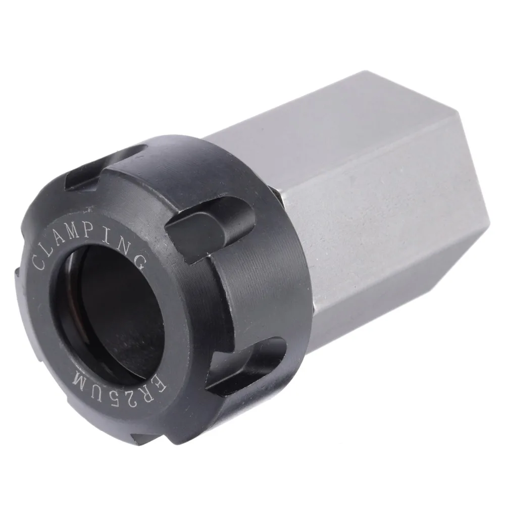 

1pc Hard Steel ER-25 Collet Block Hex Spring Collet Chuck Holder 35x65mm For Engrave Machine